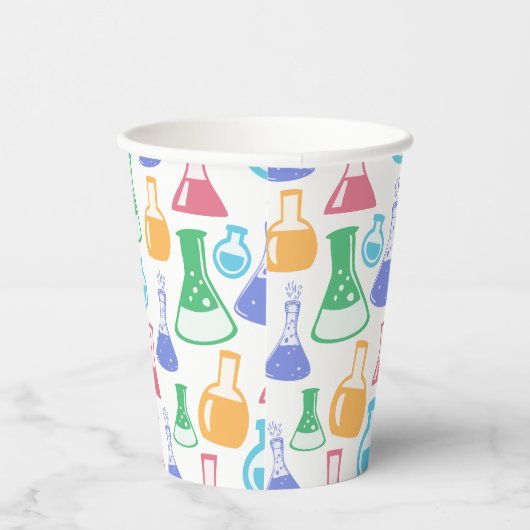 Gobelets En Papier Motif scientifique divertissant Beakers and Flaque (Droite)