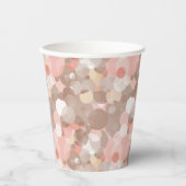 Gobelets En Papier Motif simple - Cercles (Recto)