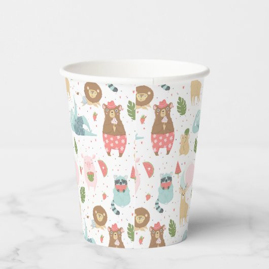 Gobelets En Papier Motif Sloth & Friends (Droite)
