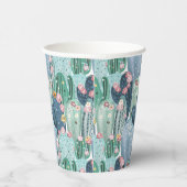 Gobelets En Papier Motif Soft Patel Cactus (Droite)