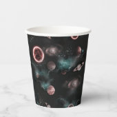 Gobelets En Papier Motif spatial (Recto)