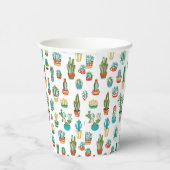 Gobelets En Papier Motif Succulent (Droite)