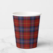 Gobelets En Papier Motif Tartan (Verso)