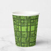 Gobelets En Papier Motif Tiki (Droite)