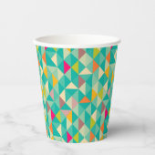 Gobelets En Papier Motif triangles (Recto)