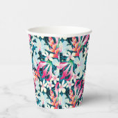 Gobelets En Papier Motif tropical coloré (Droite)