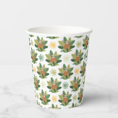 Gobelets En Papier Motif Tropical Sloth (Verso)