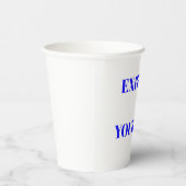 Gobelets En Papier Motivation mots idéal inspirateur design mignon (Droite)