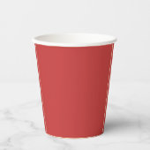 Gobelets En Papier Motivation spirituelle rouge (Recto)
