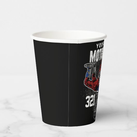 Gobelets En Papier Motocross Motocross Racing FMX Tricks personnalisé (Droite)