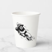 Gobelets En Papier Motocross Rider (Recto)
