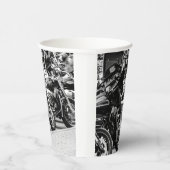Gobelets En Papier Motocyclistes Motocyclistes Vélo Ride Rider (Droite)