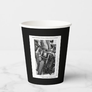 Gobelets En Papier Motorcycle Motorbike moker Ride Rider