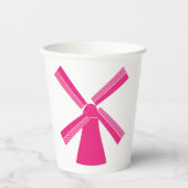 Gobelets En Papier Moulin rose (Recto)