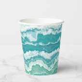 Gobelets En Papier mousse de mer marbrée : (Verso)