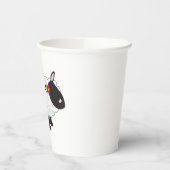 Gobelets En Papier Mouton Noir Avec Laine Blanche (Gauche)