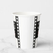 Gobelets En Papier Movie Night Paper Cups | Film Strip & Popcorn (Droite)