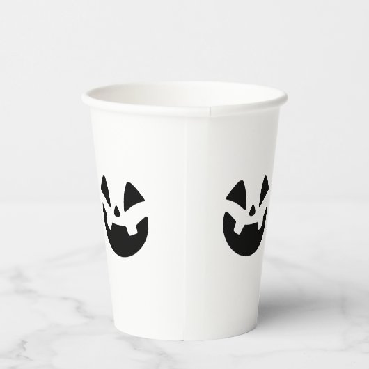 Gobelets En Papier Mug d'Halloween éffrayant Jack-o'lanterne (Droite)