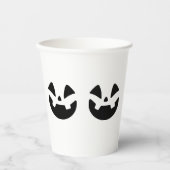 Gobelets En Papier Mug d'Halloween éffrayant Jack-o'lanterne (Recto)