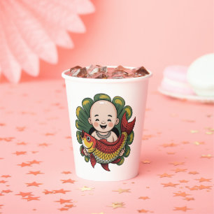 Gobelets En Papier Mugs & Tasses Chloe Baby - Joli garçon avec Luck