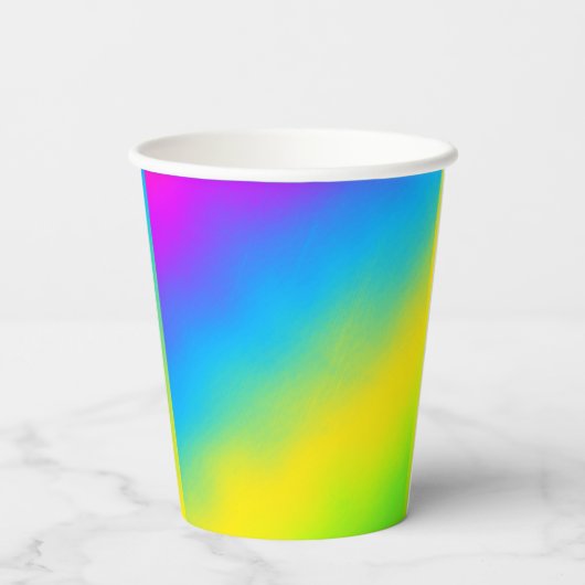 Gobelets En Papier Multicolore (Verso)