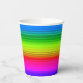 Gobelets En Papier Multicolore, arc-en-ciel (Gauche)
