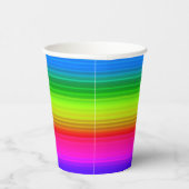 Gobelets En Papier Multicolore, arc-en-ciel (Droite)