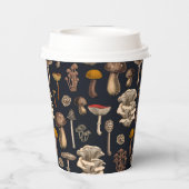 Gobelets En Papier Mushrooms sauvages (Verso)