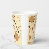 Gobelets En Papier Music instruments kids birthday (Droite)