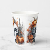 Gobelets En Papier Mystic Halloween Gothic Skull Art - Enchantant (Droite)