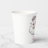 Gobelets En Papier Mystical Dreamy Baby shower Unicorn (Droite)