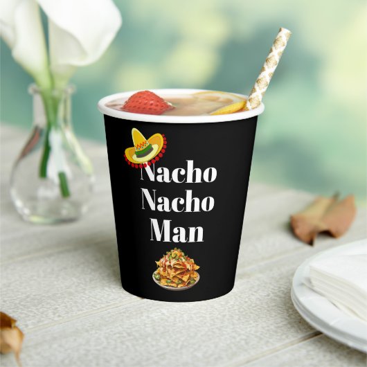 Gobelets En Papier Nacho Nacho Man Paper Cup (Insitu)