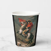 Gobelets En Papier Napoléon à cheval, bataille du col Saint-Bernard (Verso)