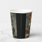 Gobelets En Papier Napoléon à cheval, bataille du col Saint-Bernard (Droite)