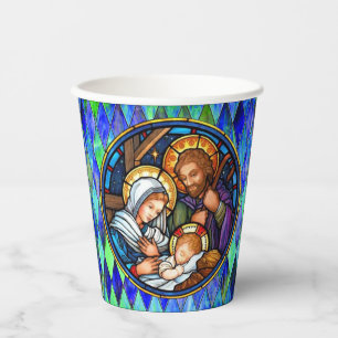 Gobelets En Papier Nativité