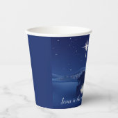 Gobelets En Papier Nativité Jésus est la raison (Recto)