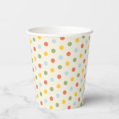 Gobelets En Papier Natural Wonder Polka Motif point (Verso)