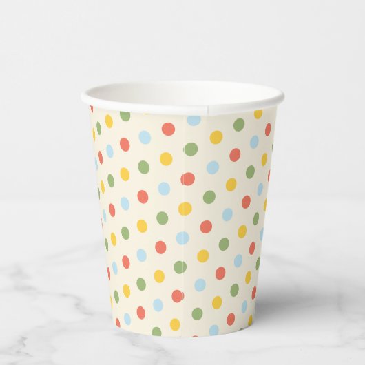 Gobelets En Papier Natural Wonder Polka Motif point (Droite)