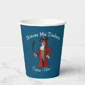 Gobelets En Papier Nautical Boy Pirate (Verso)