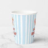 Gobelets En Papier Nautical Lobster Kids Happy Birthday (Droite)