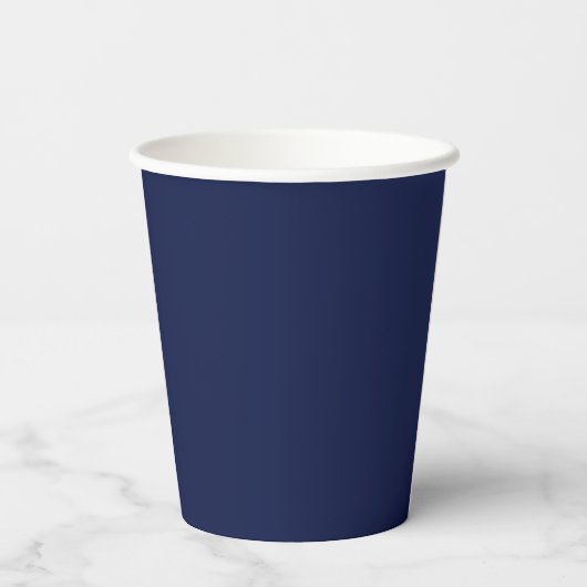 Gobelets En Papier Nautical Navy Blue Welcome Aboard Nom du bateau An (Verso)