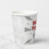 Gobelets En Papier Né à Rock - Baby shower (Droite)