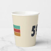 Gobelets En Papier né en 1959 anniversaire vintage (Gauche)