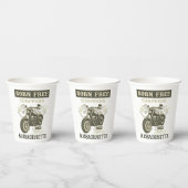 Gobelets En Papier Né Free Choppers Motorcycle Massachusetts