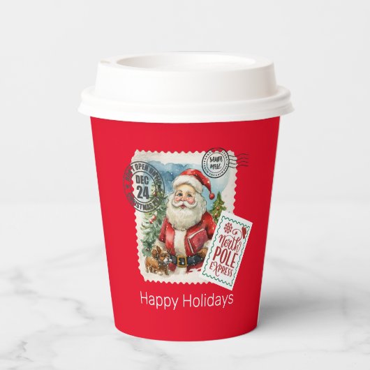 Gobelets En Papier Ne pas ouvrir avant Noël (Verso)