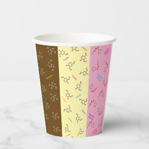 Gobelets En Papier Neapolitain Crème glacée Chimie Parties Coupes