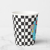 Gobelets En Papier Neon 90s Retro Eight est une Vibe 8e anniversaire (Droite)