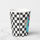 Gobelets En Papier Neon 90s Retro Nine est un Vibe 9e anniversaire (Droite)