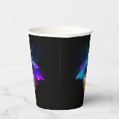Gobelets En Papier Neon Firefly sur noir (Droite)