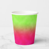 Gobelets En Papier Néon Fruité (Verso)
